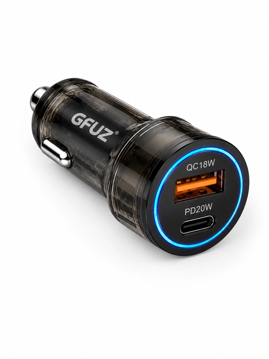 20 Vtgacha tez quvvatlovchi avtomobil zaryadlagichi, USB-A + Type-C
