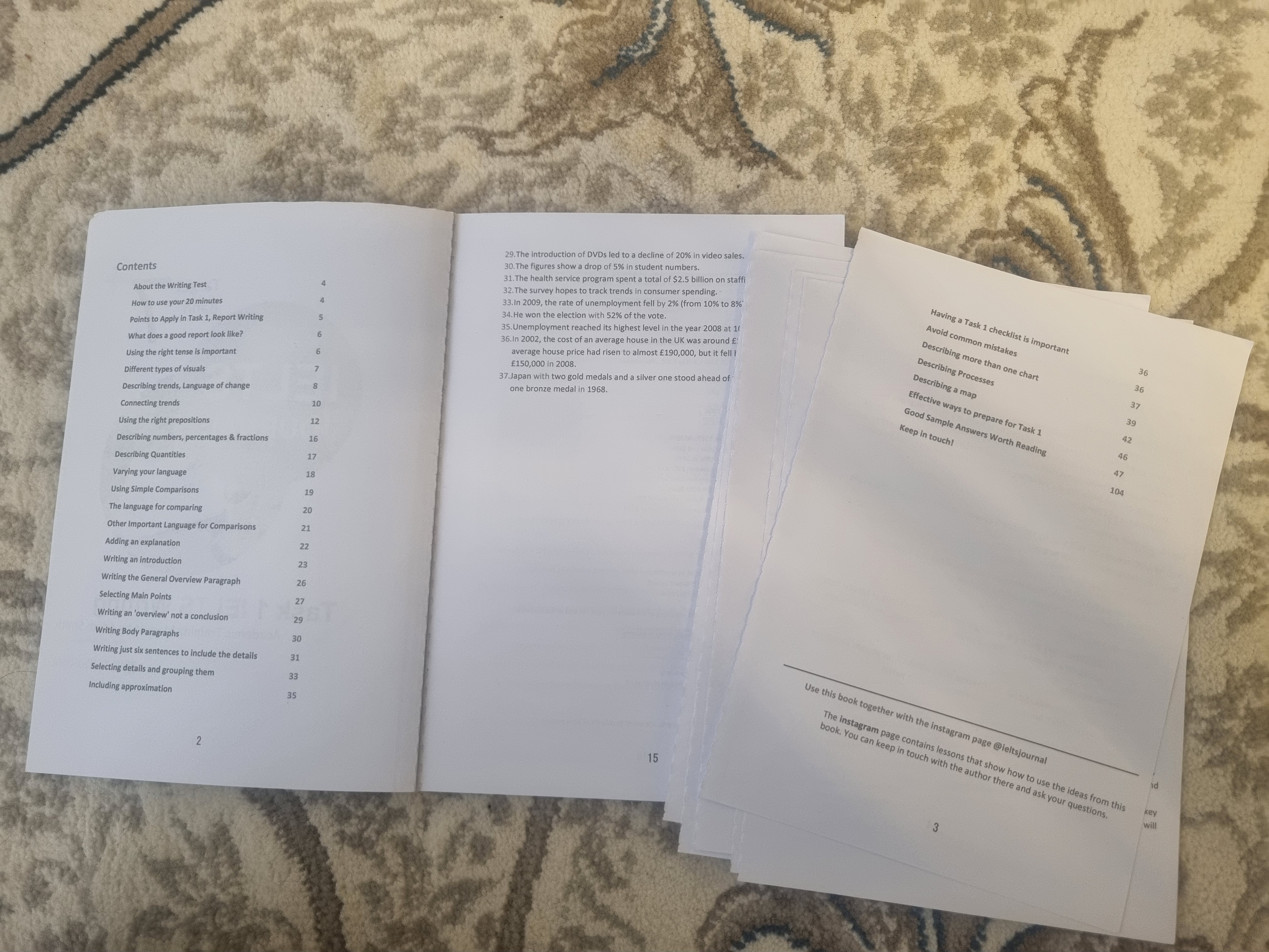 IELTS Journal — Adam Smith, Writing Task 1–2, Reading va Speaking