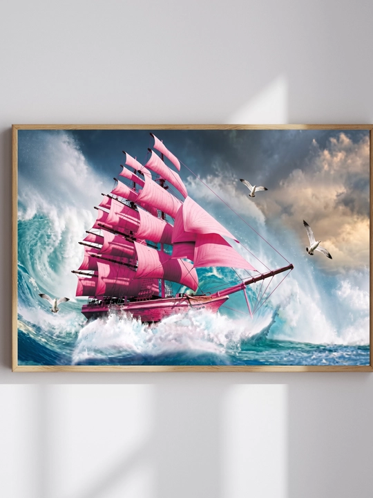 Raqamlar bo'yicha rasm chizish to'plami 40x50 sm polotno podramnikda YCGJ32361 - 