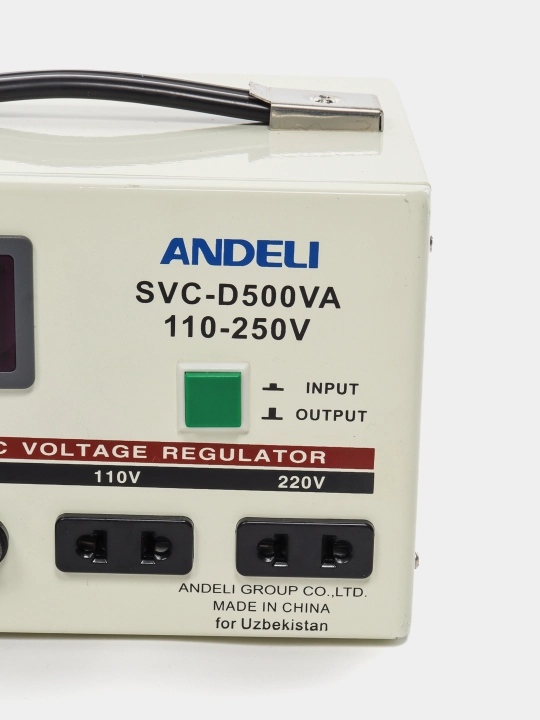 Kuchlanish stabilizatori Andeli SVC-D500VA (110-250)