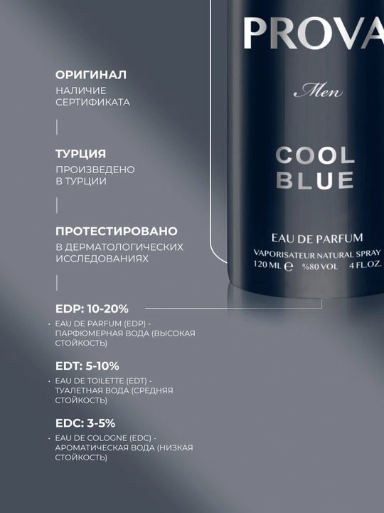 Erkaklar uchun turg’un parfyumlar Bleu De Chanel 120 ml
