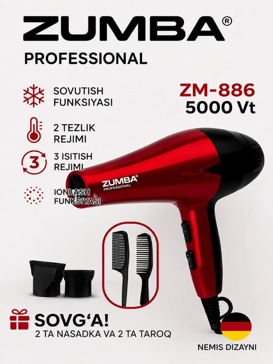 Fen professional, sochni quritish va turmaklash uchun
