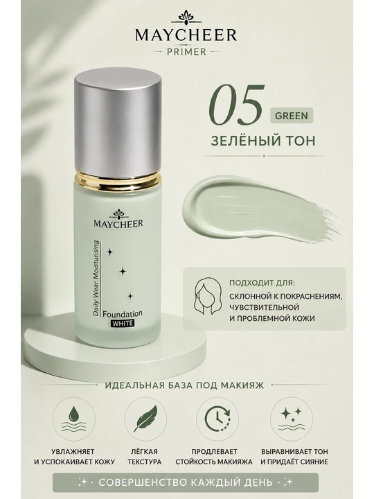 Praymer, Maycheer professional bo'yanish bazasi, namlovchi suyuqlik bazasi, 45 ml - 