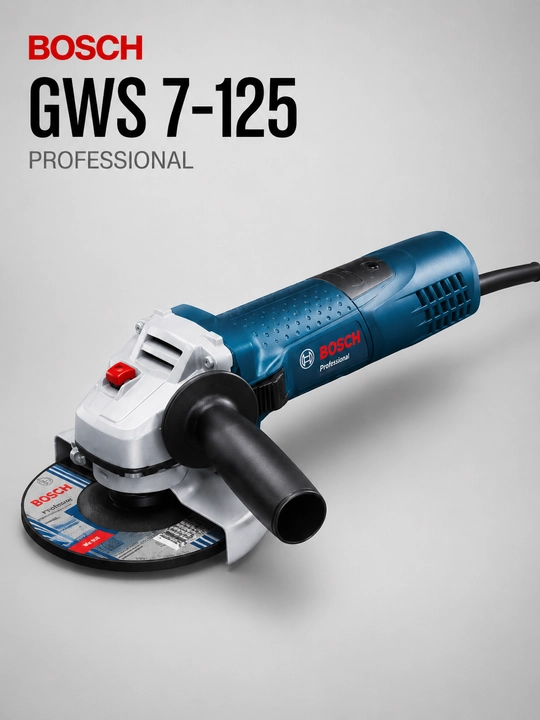 Burchak shlifmashinasi Bosch GWS 7-125 Professional - 