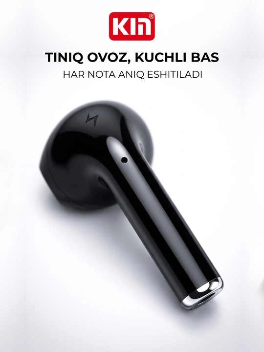 Simsiz quloqchin naushnik KIN KL68 TWS Bluetooth mikrofonli sensorli keysli
