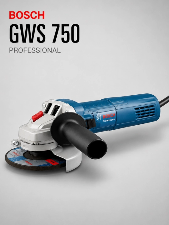 Burchak shlifmashinasi Bosch GWS 750 Professional - 