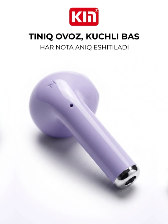 Simsiz quloqchin naushnik KIN KL68 TWS Bluetooth mikrofonli sensorli keysli
