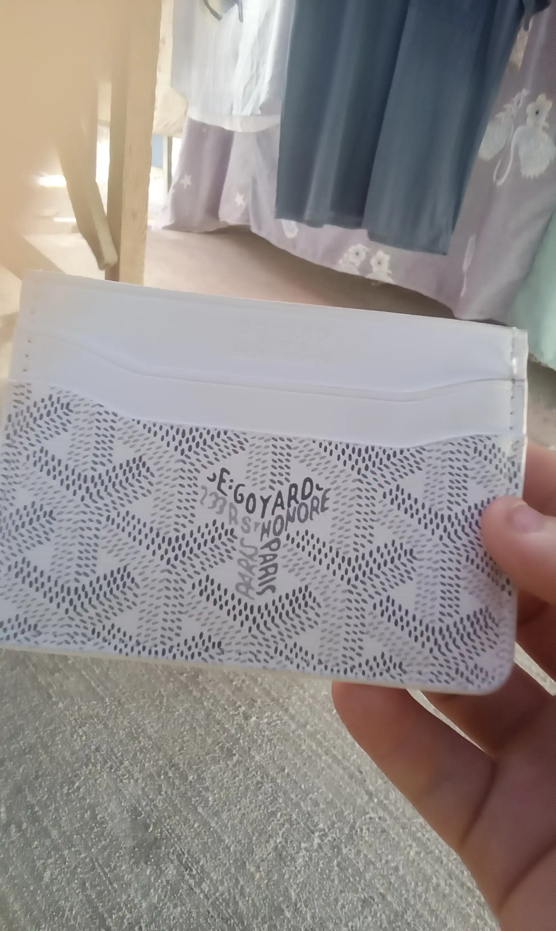 Кошелёк Goyard, с отделением для удостоверения личности