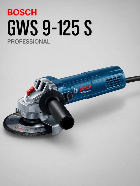 Tezligi sozlanadigan burchak shlifmashinasi Bosch GWS 9-125 S Professional - 