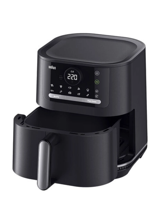 Braun MultiFry 5 HF5054IBK aerogrili va aerofrityurnitsasi, 6 l, 2000 Vt