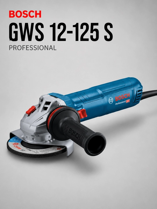 Угловая шлифмашина с регулировкой скорости Bosch GWS 12-125 S Professional - 
