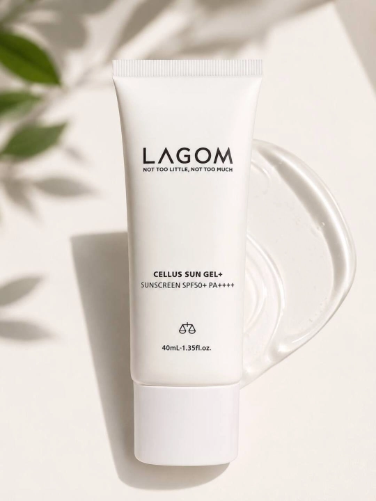 LAGOM Cellus Sun Gel+ SPF50+ PA++++ — Yuz uchun quyoshdan himoya qiluvchi gel, 40 ml - 
