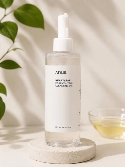 Anua Heartleaf Pore Control Cleansing Oil — гидрофильное масло для очищения пор, 200 мл