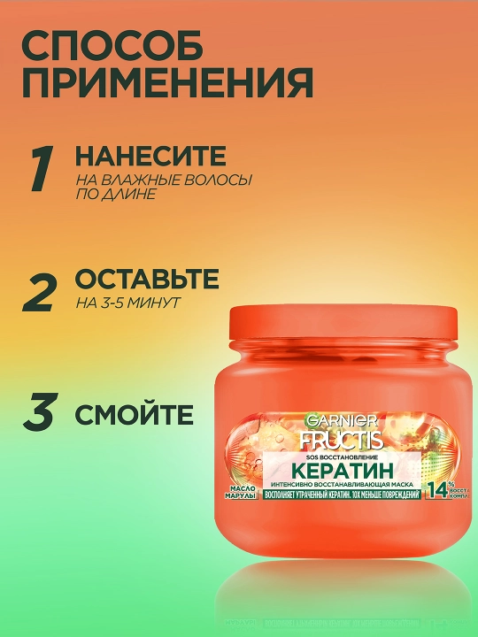 Маска для волос Garnier Fructis SOS восстановление, 320 мл