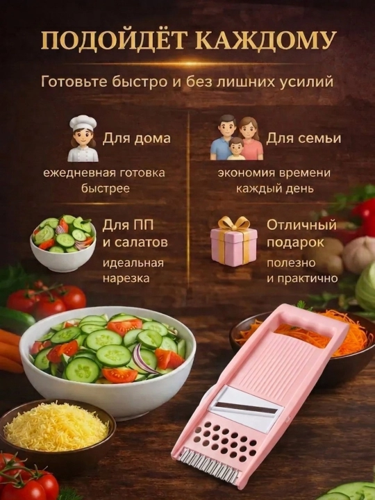 Qirg‘ich, Ko‘p funksiyali sabzavot va meva uchun qirg‘ich va to‘g‘ragich–zanglamas po‘lat
