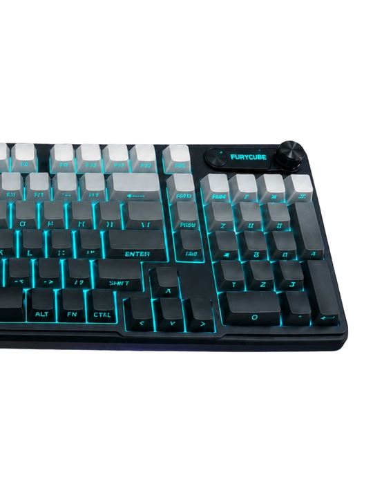 Комплект FURYCUBE IP98: RGB мембранная клавиатура и RGB коврик, 98 клавиш