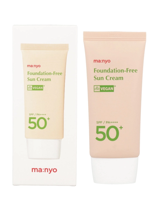 Ma:nyo Foundation-Free Sun Cream SPF50+ PA++++ quyoshdan himoyalovchi krem
