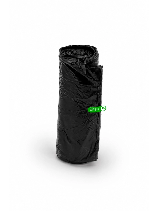 Axlat uchun paketlar 55 litr, 70×90 sm, 60 mkm, 30 dona, qora