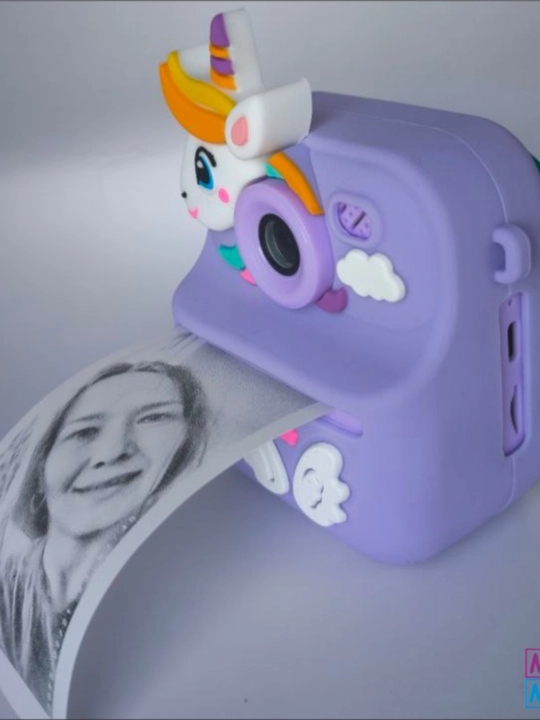 Детский цифровой фотоаппарат Unicorn , с USB зарядкой
