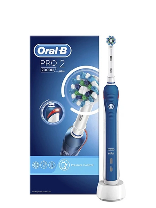 Elektr tish cho‘tkasi Oral-B PRO 2 D501.513, 2 rejim, Li-Ion, ko‘k