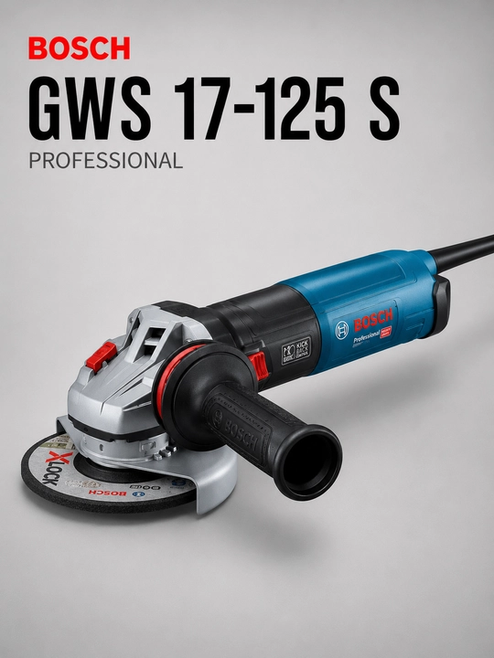 Tezligi sozlanadigan burchak shlifmashinasi Bosch GWS 17-125 S Professional - 