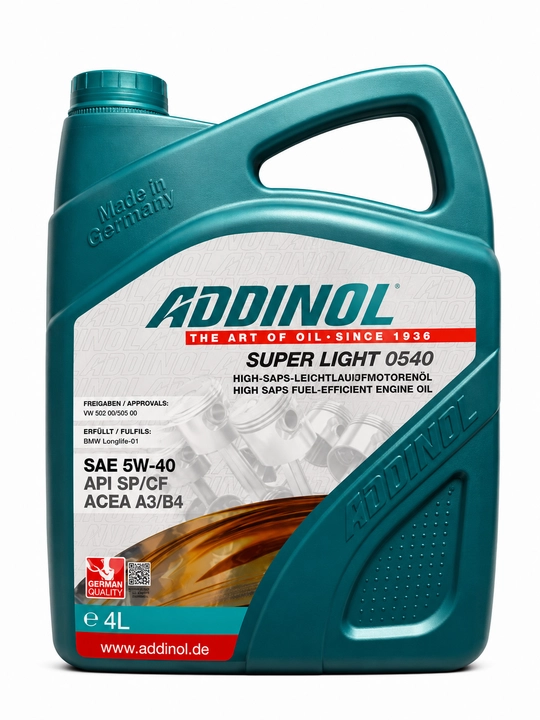 Addinol motor moyi, avtomobil dvigateli uchun moy