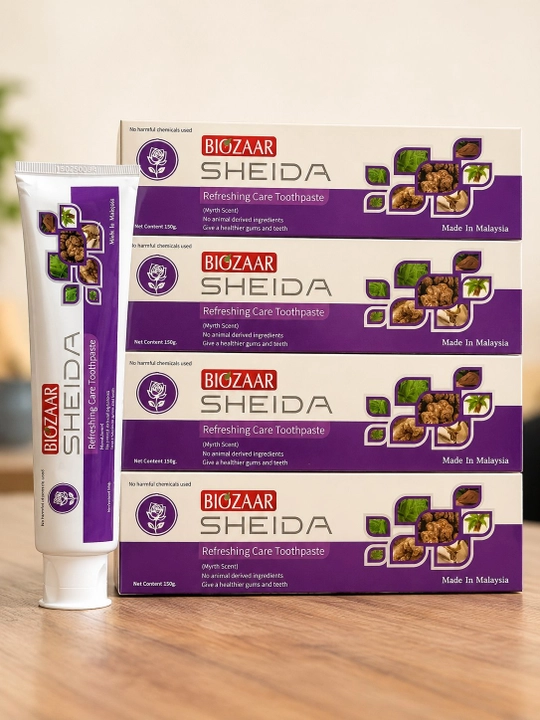 Tish pasta BIOZAAR SHEIDA tabiiy o‘simlik ekstraktli, 150 g