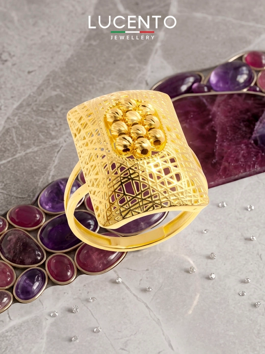 Кольцо LUCENTO JEWELLERY из золота 585 пробы - 