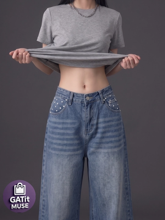 Ayollar baggy jinsi shimlari, keng Y2K, katta o‘lchamli, quvurli