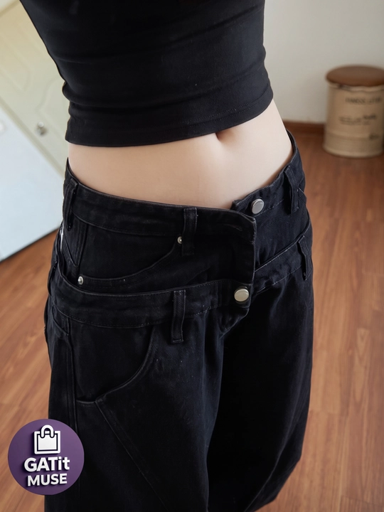 Ayollar baggy jinsi shimlari, keng Y2K, katta o‘lchamli, quvurli
