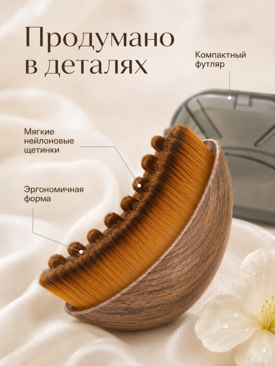 Massaj cho'tkasi, yYuz massajeri – lifting, gua sha va limfa drenaj effekt