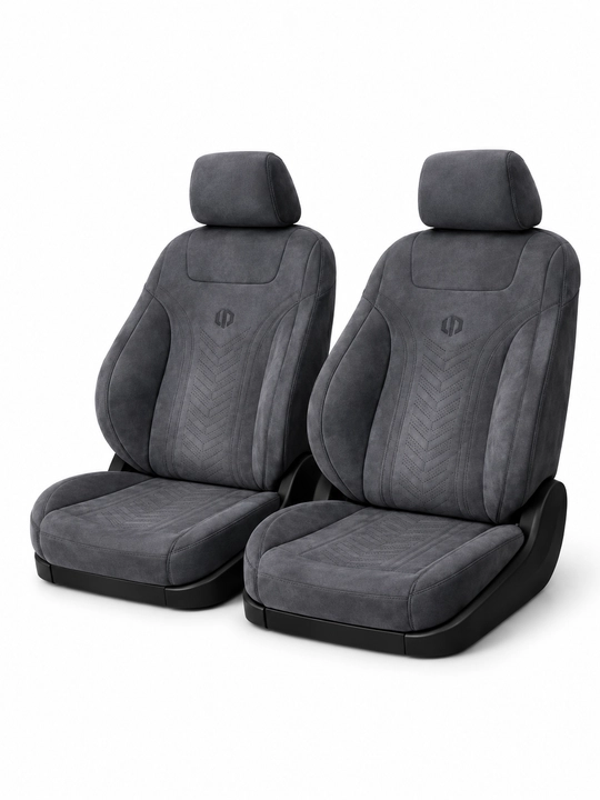 Avtomobil o'rindiq g'ilofi premium velyur universal to'q ko'k