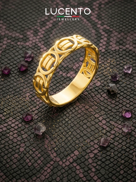 Кольцо LUCENTO JEWELLERY из золота 585 пробы - 