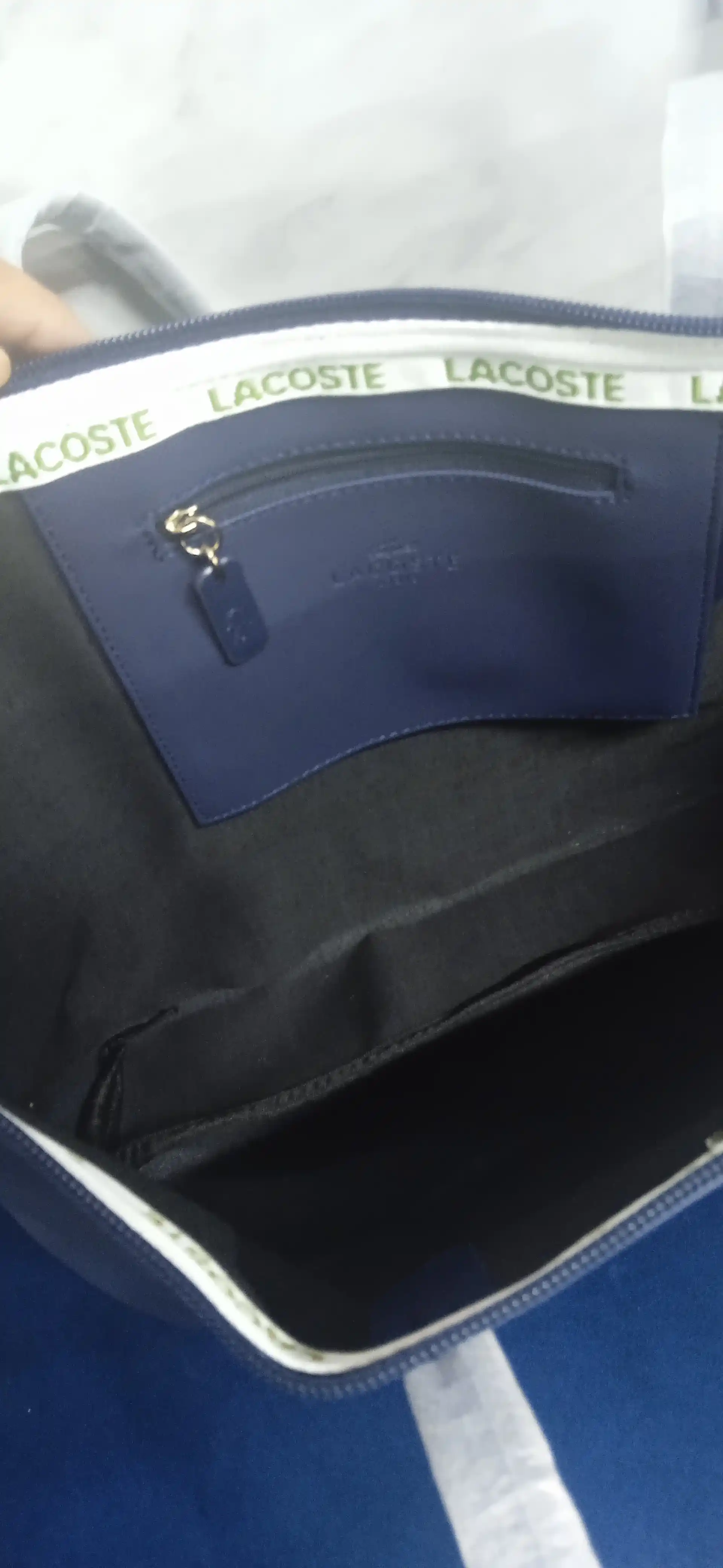 Женская сумка в стиле Lacoste, сумка-шоппер через плечо, для повседневного образа