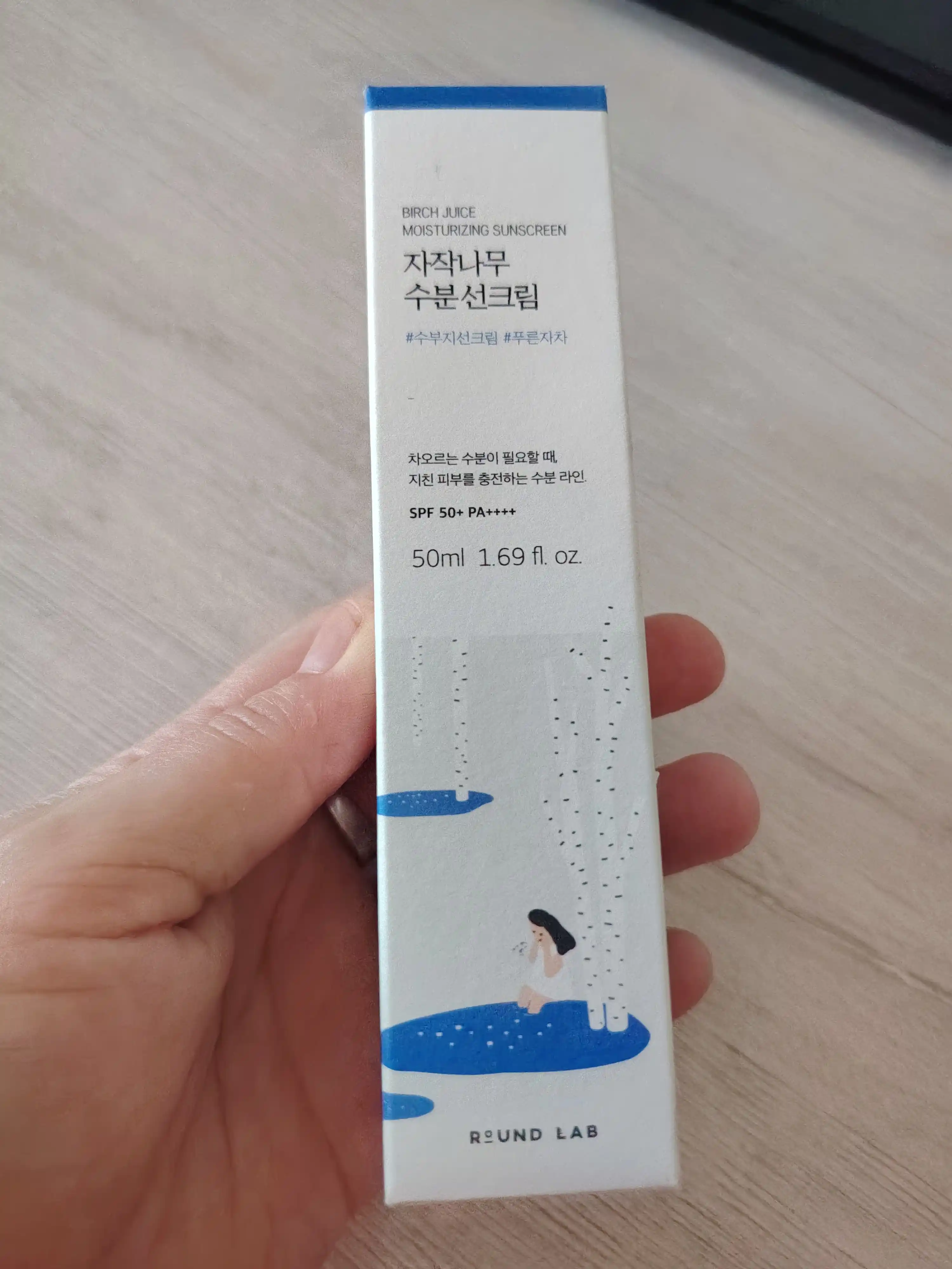 Солнцезащитный крем Round Lab Birch Juice Moisturizing Sunscreen SPF50+ PA++++, 50 мл