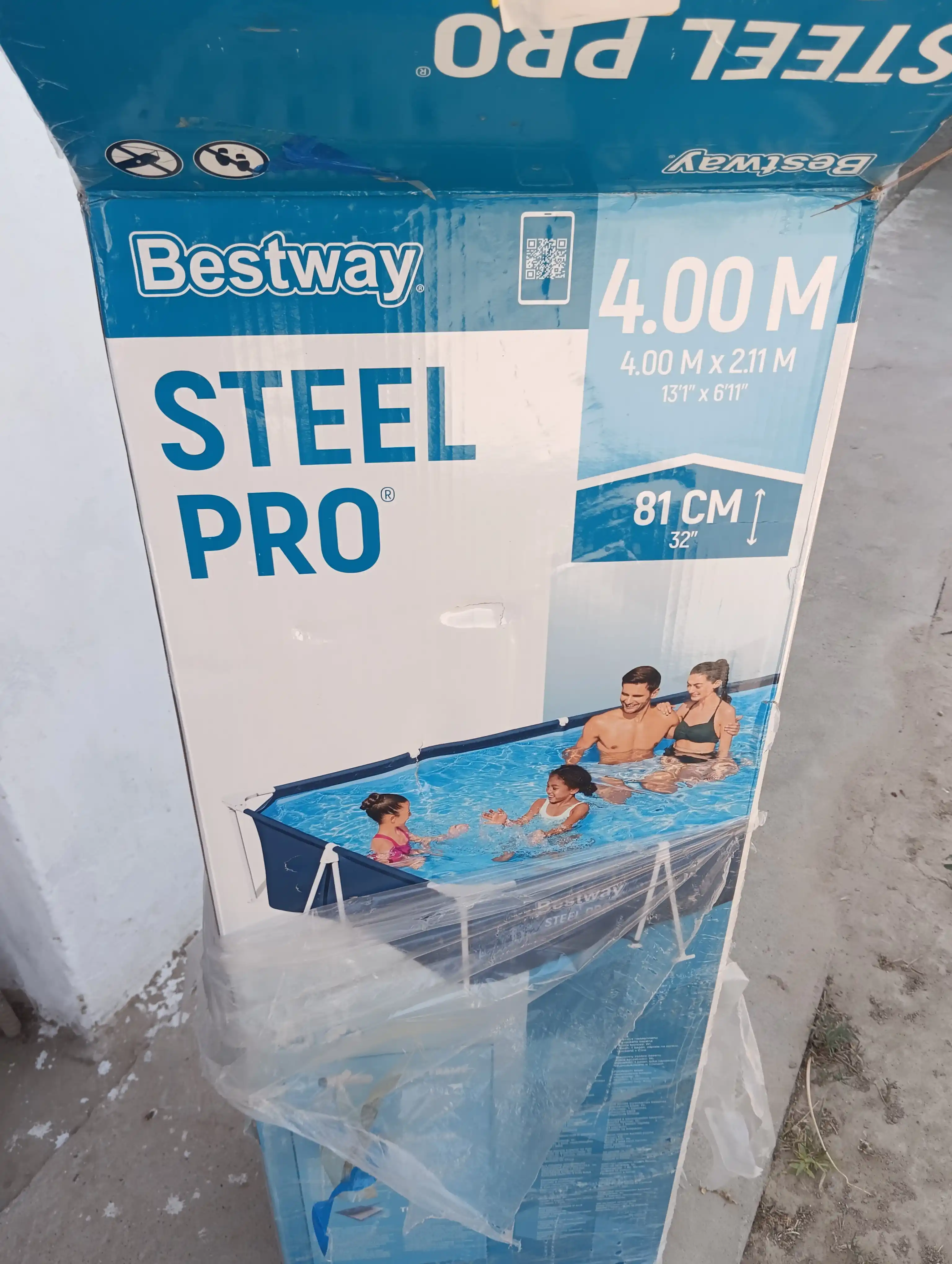 Karkasli basseyn Bestway Steel Pro 1200-4678 litr