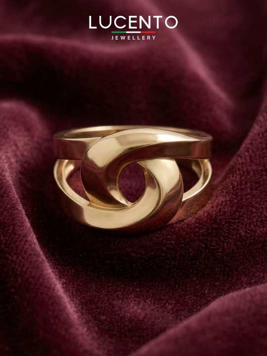 Золотое кольцо LUCENTO JEWELLERY 585 пробы - 