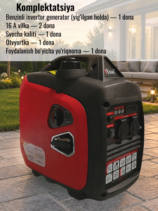 Benzinli invertor generator NUMBER ONE NIG3000-iS-PRO max 2500 Vt