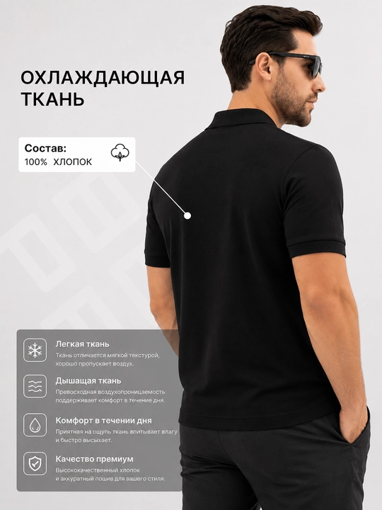 Мужская футболка поло