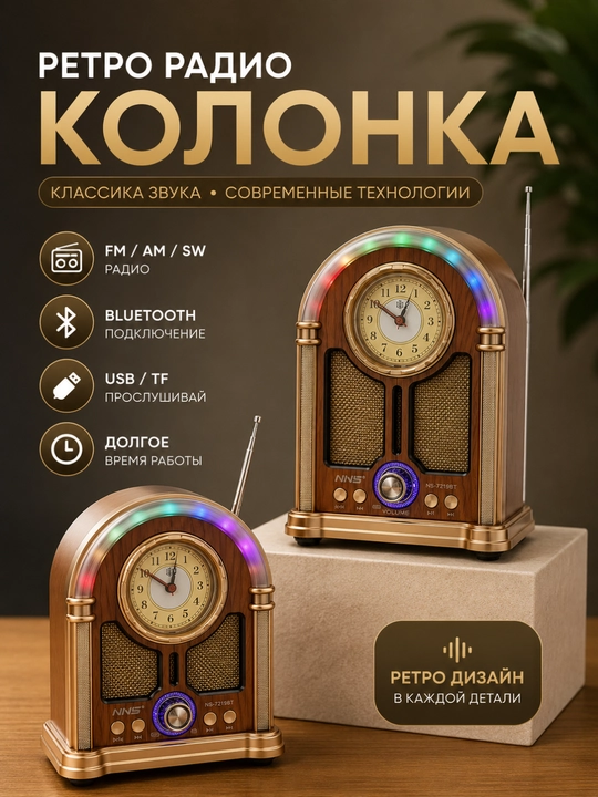 Karnay, radiokarnay, FM radio, retro bluetooth radiokarnay, simsiz karnay - 