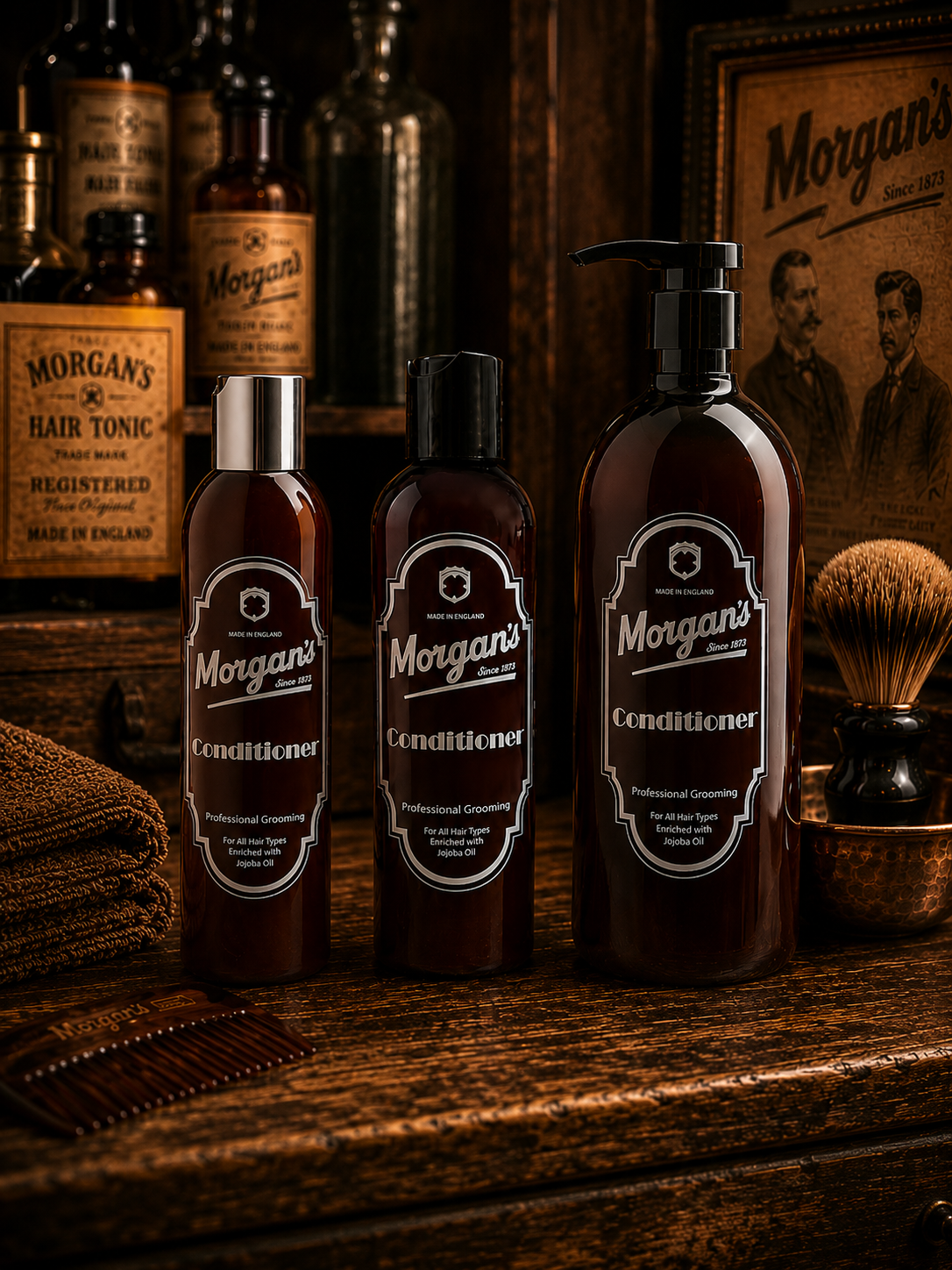 Morgan’s Conditioner — кондиционер для волос с маслом жожоба для всех типов волос - 