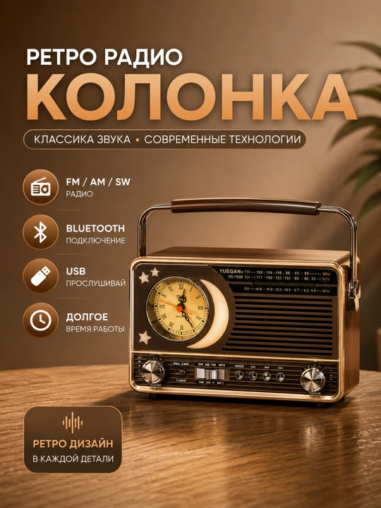Karnay, radiokarnay, FM radio, retro bluetooth radiokarnay, simsiz karnay - 