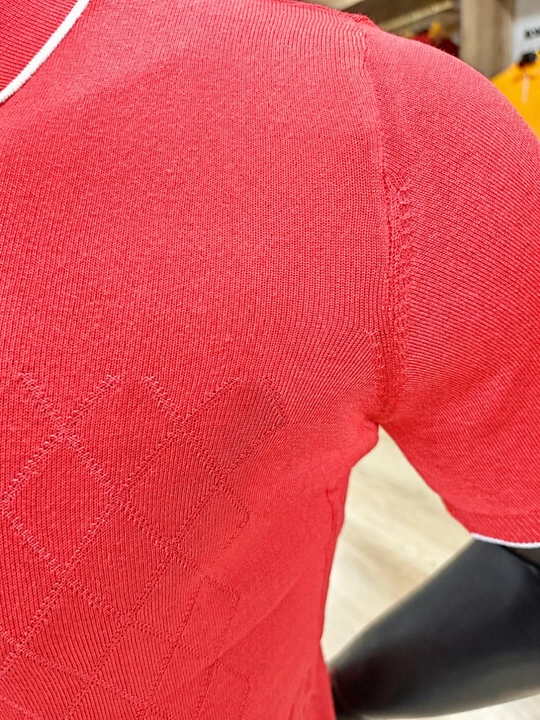 Erkaklar uchun qisqa yengli yashin tezlikli polo, yoqali polo futbolkasi