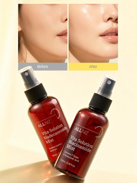 Yuz uchun Allniz Vita Solution Mist Madecassoside spreyi