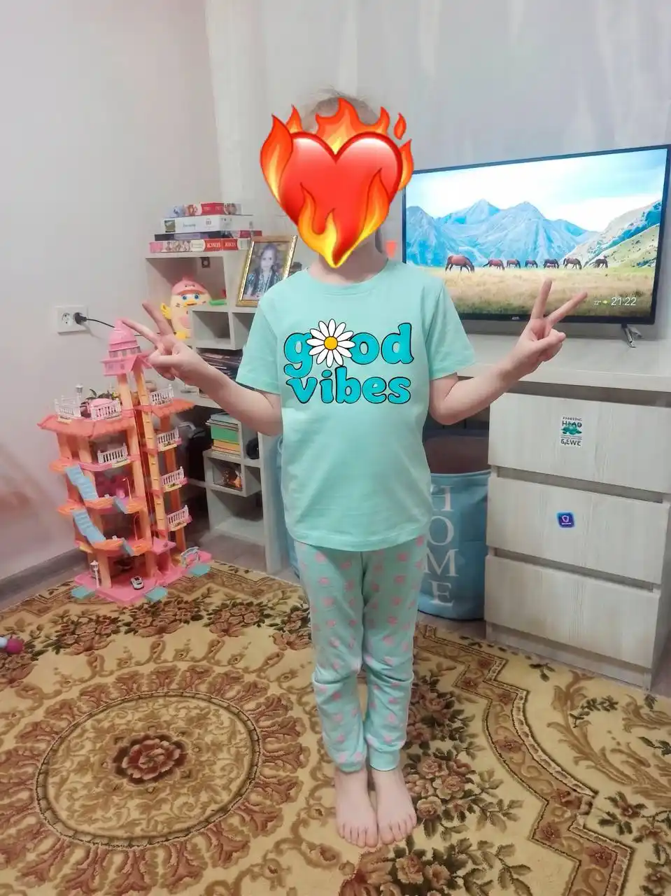 Футболки для девочек, 2 шт, 7-13 лет