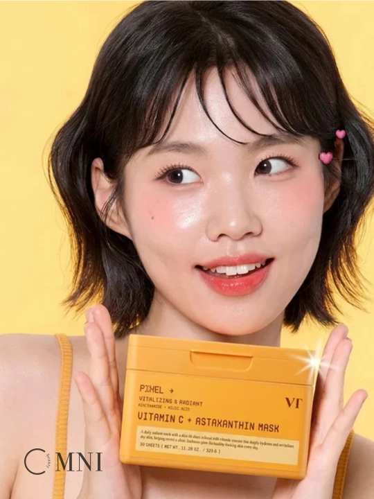 Тканевые маски для лица VT Cosmetics набор, PDRN, витамин С, ретинол, коллаген, пептиды