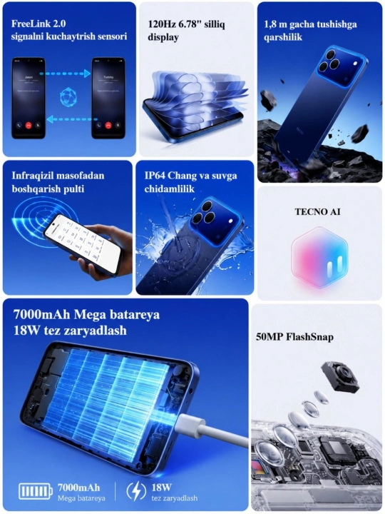 Smartfon TECNO Spark 50 (4/128 gb)
