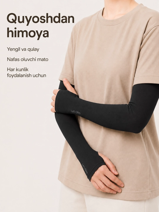Trikotaj yeng, yumshoq va elastik, 4 xil rang
