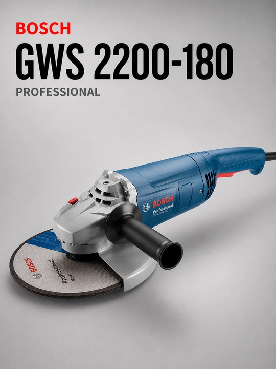 Burchak shlifmashinasi Bosch GWS 2200-180 Professional - 