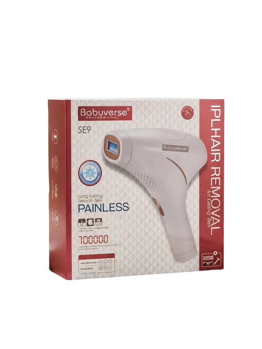 Babyverse Professional fotoepilyator, yuz va tana uchun, sovutish effektiga ega